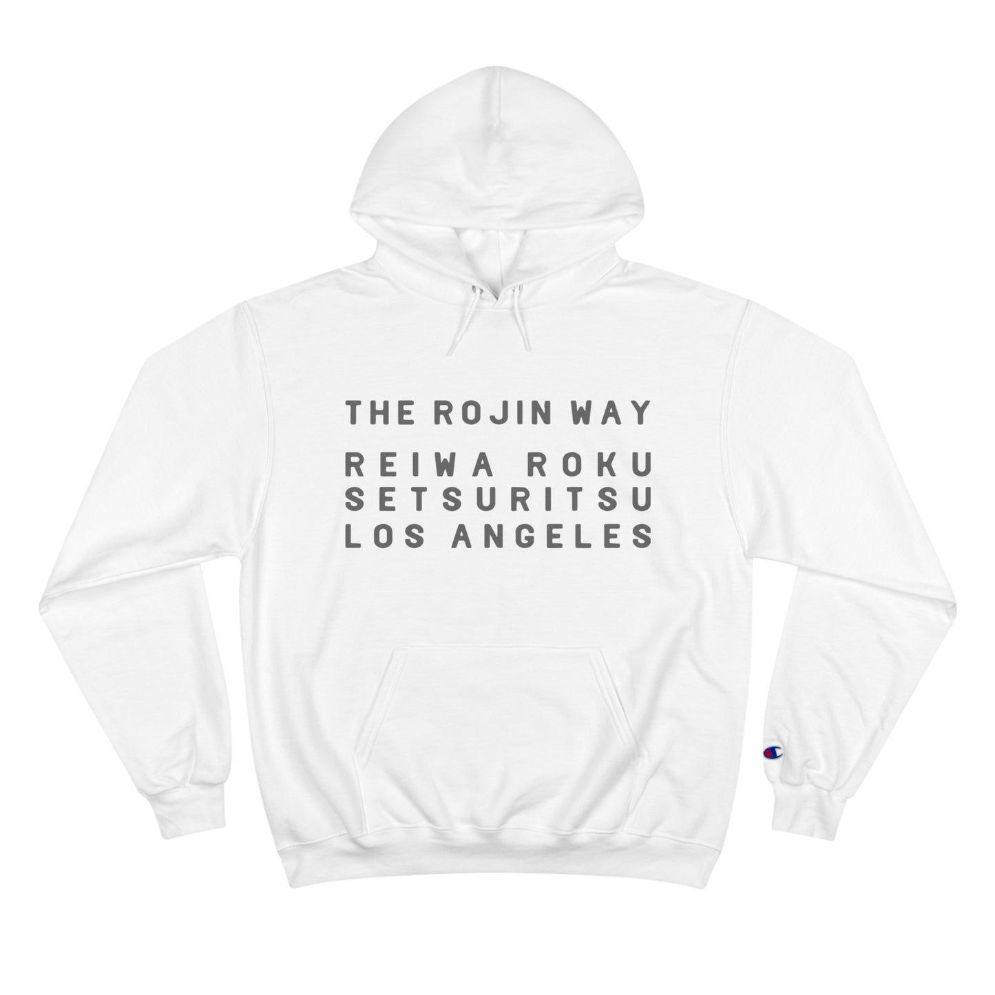 Rojin Way White - Champion Hoodie